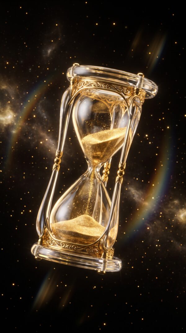Golden Hourglass Wallpaper